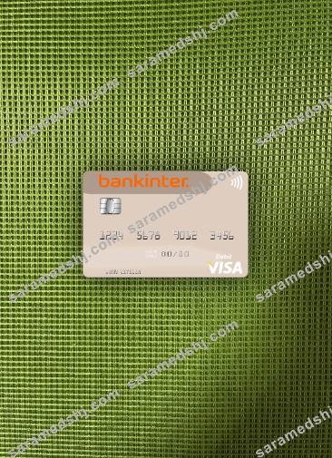 Spain Bankinter visa debit card photolook front